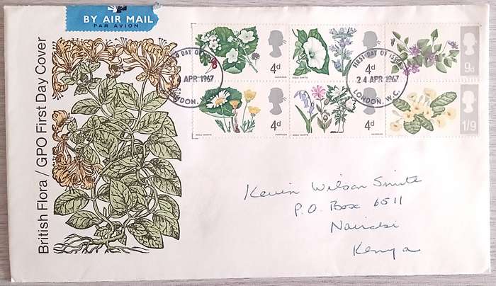 England 1967 Addressed FDC British Flora/ GPO First Day Cover.