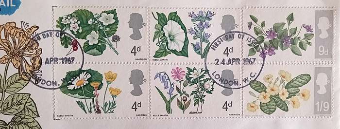 England 1967 Addressed FDC British Flora/ GPO First Day Cover.