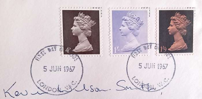 England 1967 Addressed FDC Definitive Issue First Day Cover GPO.