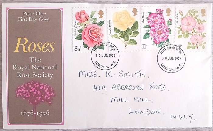 England 1976 The 100th Anniversary of the Royal National Rose Society