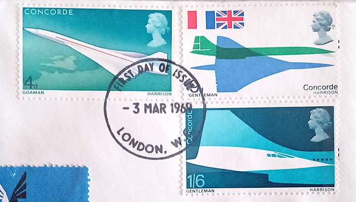 England 1969 Addressed FDC CONCORDE.