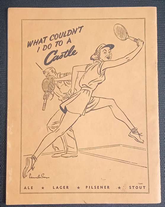 1949 Official Souvenir Australian Mixed Lawn Tennis Team South African Tour. with signatures
