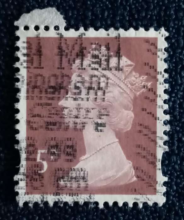 Single Used Stamp-England