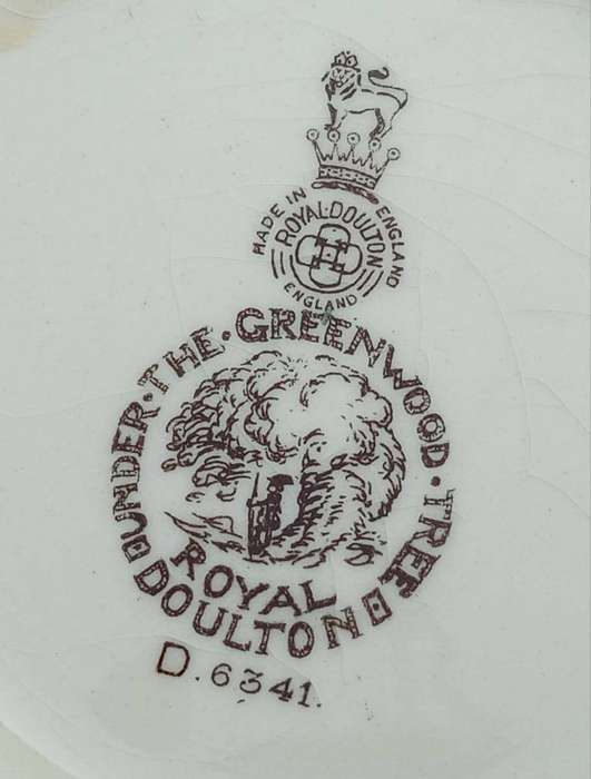 Royal Doulton "Under the Greenwood Tree" Series ware, Tabbed bowl