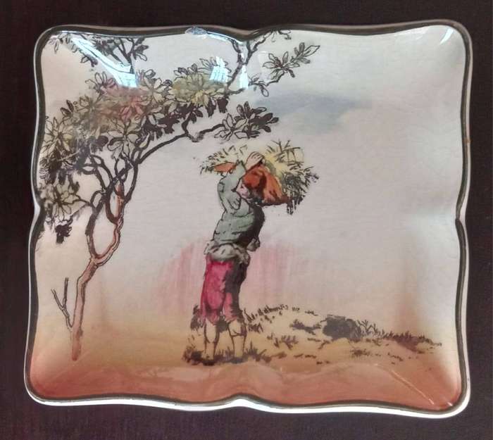 Royal Doulton Pair of Gipsies rectangular plates