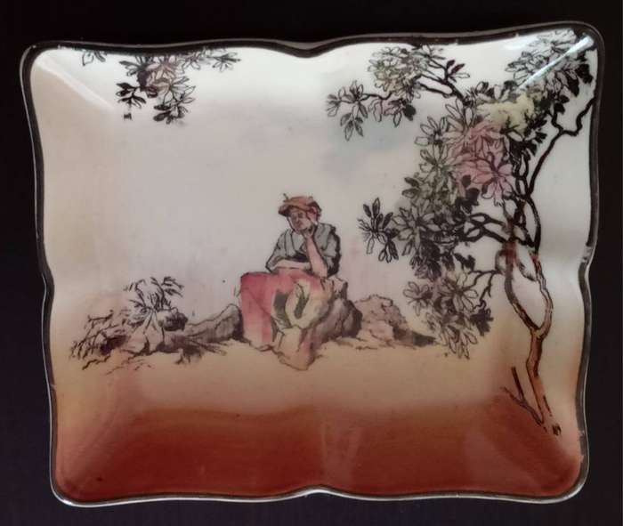 Royal Doulton Pair of Gipsies rectangular plates