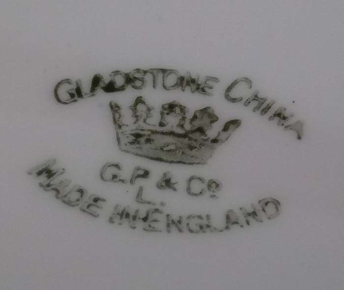Gladstone China Blue and White Sideplates