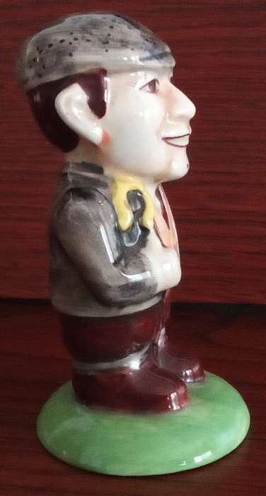 Irish salt pot in the shape of a shephard