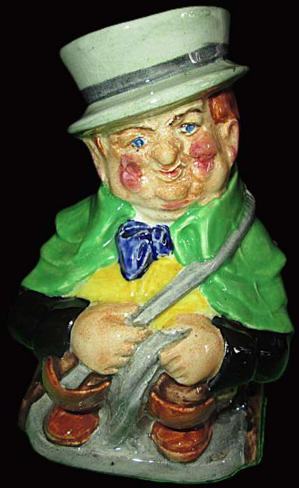 Burleigh Ware Toby Jug "Tony Weller" 11cm high