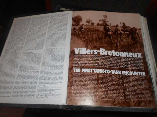 Purnell's History of the First World War magazines in binders - Barrie Pitt. C - full set  8 volumes