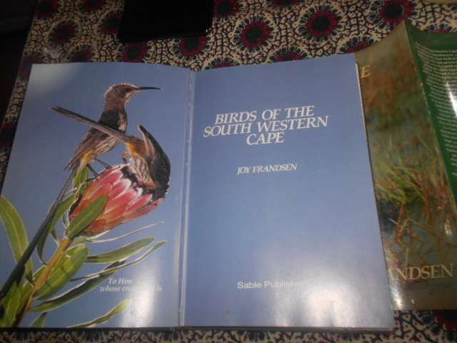 JOY FRANDSEN - BIRDS OF THE SOUTH WESTERN CAPE - SABLE PUBLISHERS