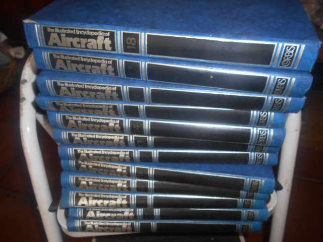 Illustrated Encyclopedia Aircraft Magazines Orbis  12 Binders  out of set of 18 binders