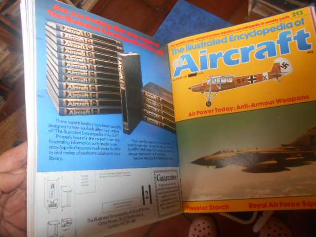 Illustrated Encyclopedia Aircraft Magazines Orbis  12 Binders  out of set of 18 binders