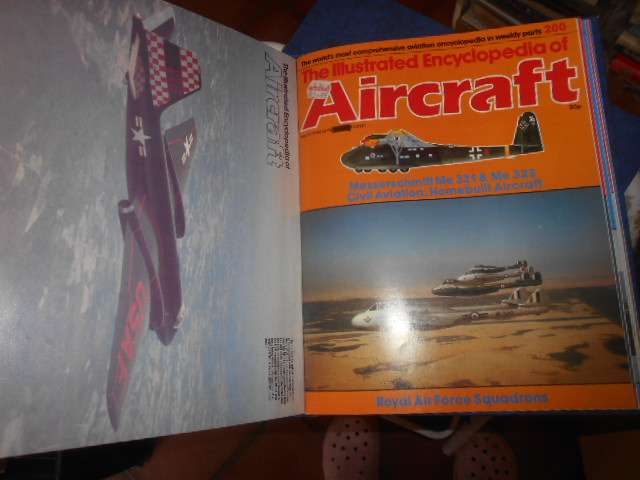 Illustrated Encyclopedia Aircraft Magazines Orbis  12 Binders  out of set of 18 binders