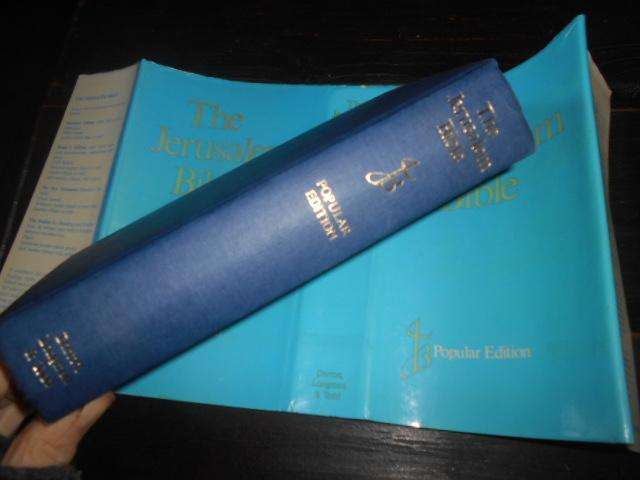THE JERUSALEM BIBLE - POPULAR ED.  1974 DARTON lONGMAN & TODD hardback