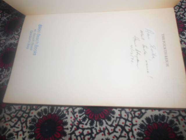 The Fourth Reich, by Hans Strydom, First Edition 1990 autographed - Jonathan Ball Pub
