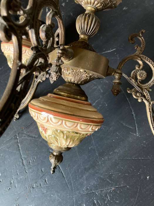 LARGE ANTIQUE ORNATE CHANDELIER