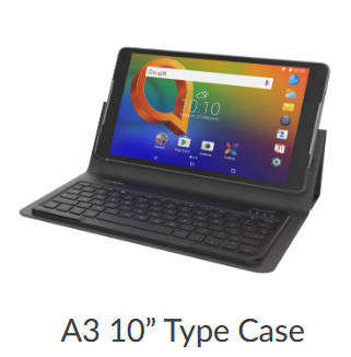 Detachable 3.0 Bluetooth Keyboard, with tablet case for 10.5 inch Tablet