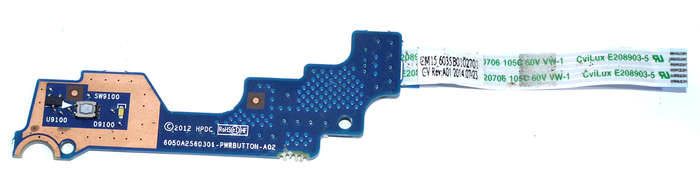 Power button for HP Elitebook 840 850 G1 G2 6050A2560301-PWRBUTTON-A02 6035B0102701