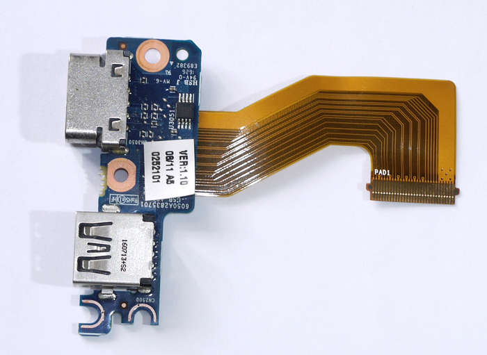 HP Elitebook 840 G3 daughterboard 6050A2835701-USB-A01TI-6035B0128301-USB-A01