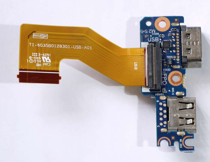 HP Elitebook 840 G3 daughterboard 6050A2835701-USB-A01TI-6035B0128301-USB-A01