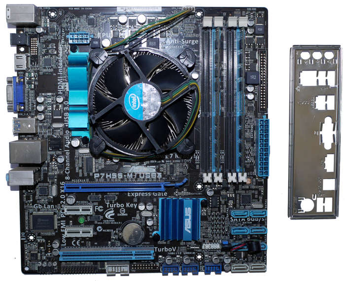 Asus Motherboard P7H55-M/USB3 -  i3 540 @ 3.07GHz, 4GB DDR3, LGA1156