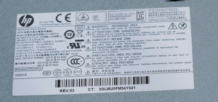 Power supply PSU for 285 570 480 400 498 600 800 G1 G2 G3 G4 300W D11-300P1A (HP MOTHERBOAD ONLY)