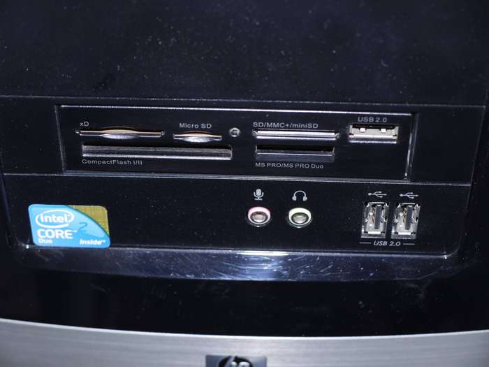 HP PC -  Intel Core 2 Duo E7500 @ 2.93GHz,  8GB DDR3,  320GB HDD With WIFI - Desktop Case