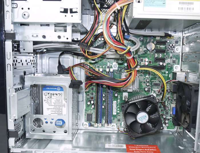 HP PC -  Intel Core 2 Duo E7500 @ 2.93GHz,  5GB DDR3,  320GB HDD - Desktop Case