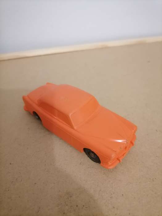 Galanite Sweden 1:43 VOLVO AMAZONE SEDAN Car "Orange" Vinyl Car NM`60 VERY RARE! - RUBBER