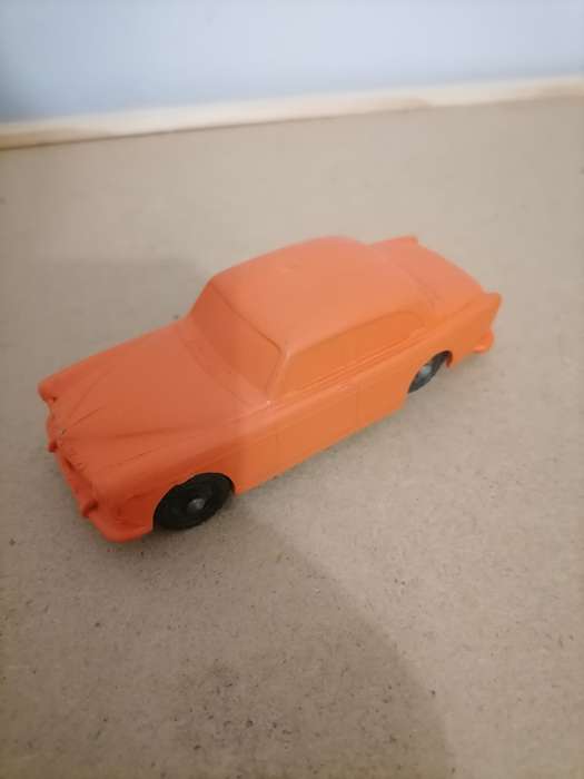 Galanite Sweden 1:43 VOLVO AMAZONE SEDAN Car "Orange" Vinyl Car NM`60 VERY RARE! - RUBBER