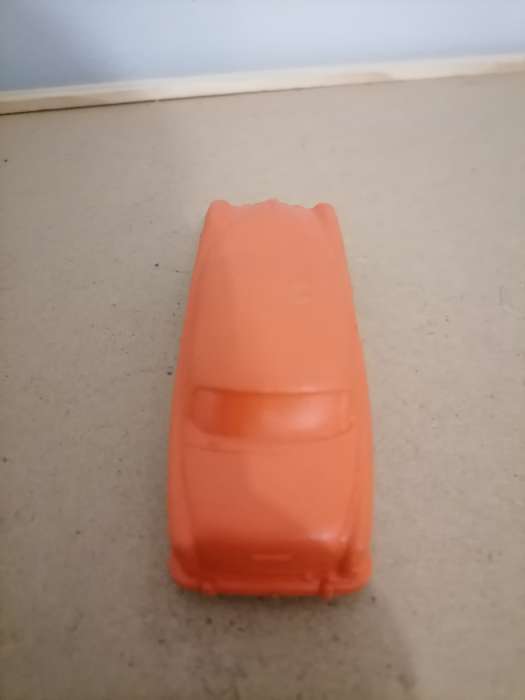 Galanite Sweden 1:43 VOLVO AMAZONE SEDAN Car "Orange" Vinyl Car NM`60 VERY RARE! - RUBBER
