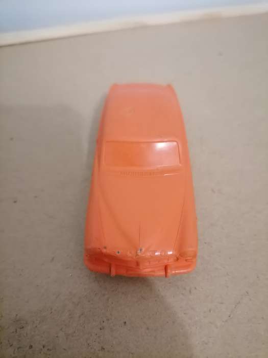 Galanite Sweden 1:43 VOLVO AMAZONE SEDAN Car "Orange" Vinyl Car NM`60 VERY RARE! - RUBBER