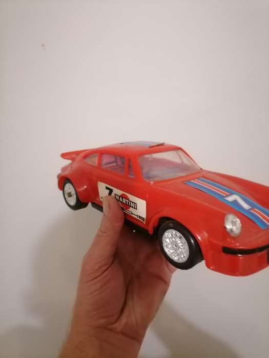 1989 - Vintage Porsche 934 Turbo Bumb & Go Martini Car By Corsa A Batt 11" Hong Kong 100% WORKING