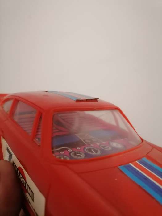 1989 - Vintage Porsche 934 Turbo Bumb & Go Martini Car By Corsa A Batt 11" Hong Kong 100% WORKING