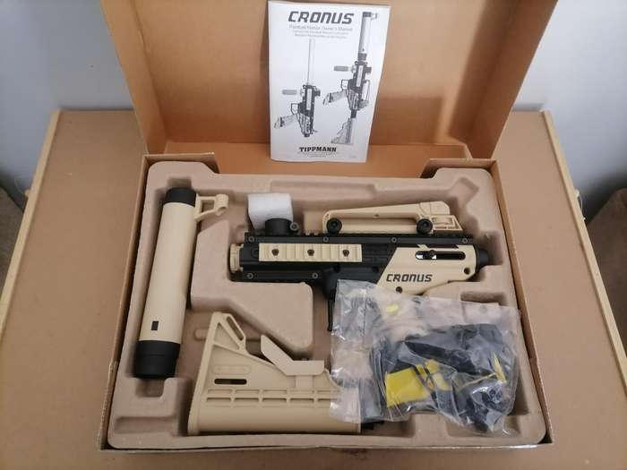 Tippmann Cronus Tactical Paintball Gun - Black / Tan BRAND NEW - SELLING FOR A BARGAIN
