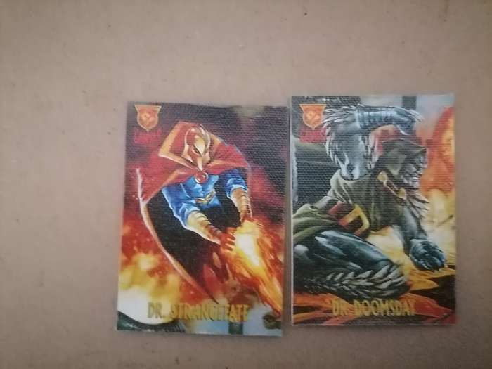 37 - 1996 AMALGAM COMICS CARDS - VG+ - LIMITED CANVAS CARDS - DC & MARVEL CHARACTERS