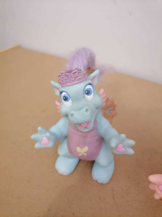 Vintage 1993 Galoob My Magic Kissing Dragon Cheery and SMOOCHER Squirt