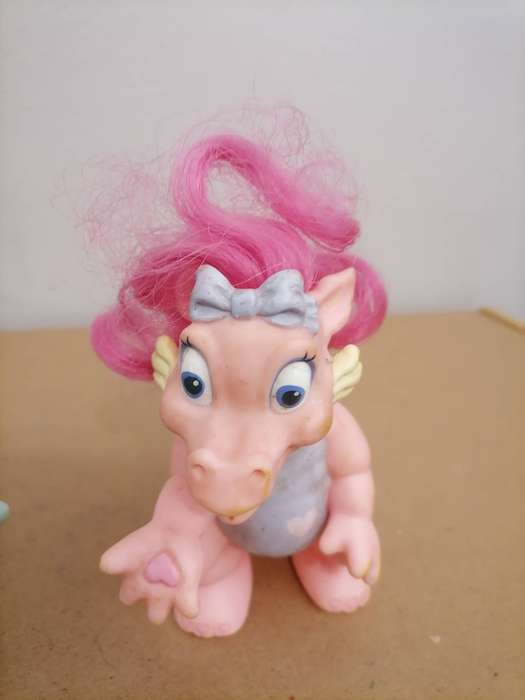 Vintage 1993 Galoob My Magic Kissing Dragon Cheery and SMOOCHER Squirt