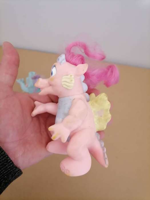 Vintage 1993 Galoob My Magic Kissing Dragon Cheery and SMOOCHER Squirt