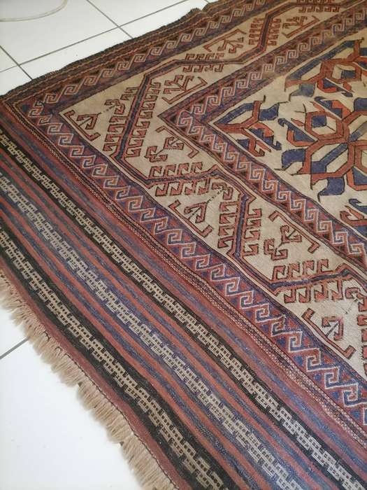 Kilim Hand-knotted Afghan Rug - 280 CM X 183 CM - AMAZING CONDITION