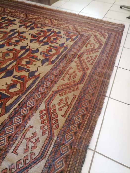 Kilim Hand-knotted Afghan Rug - 280 CM X 183 CM - AMAZING CONDITION