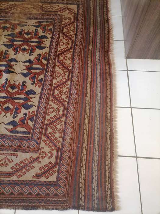 Kilim Hand-knotted Afghan Rug - 280 CM X 183 CM - AMAZING CONDITION