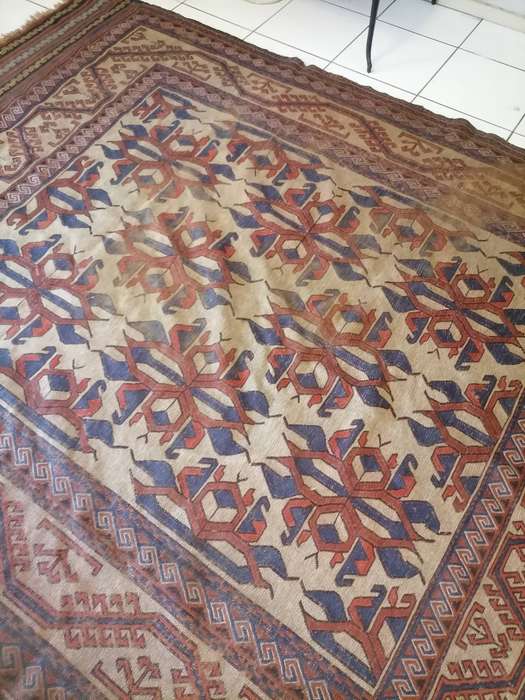 Kilim Hand-knotted Afghan Rug - 280 CM X 183 CM - AMAZING CONDITION