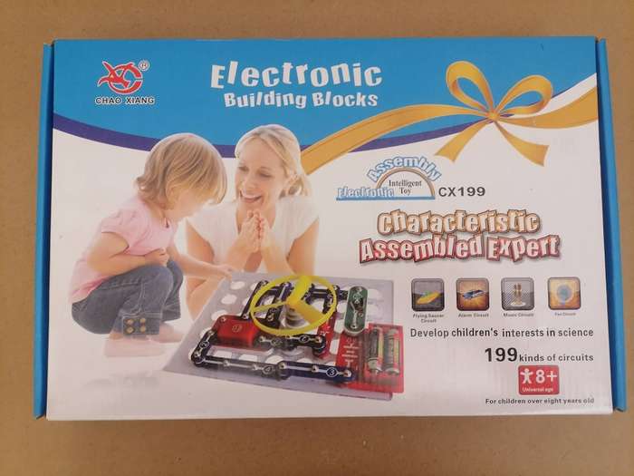 Assembly Electronic Building Blocks - CX199 - INTELLIGENT TOY - 8+ BRAND NEW
