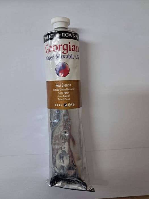 Daler Rowney - Georgian Water Mixable Oil - 200ml Raw Sienna