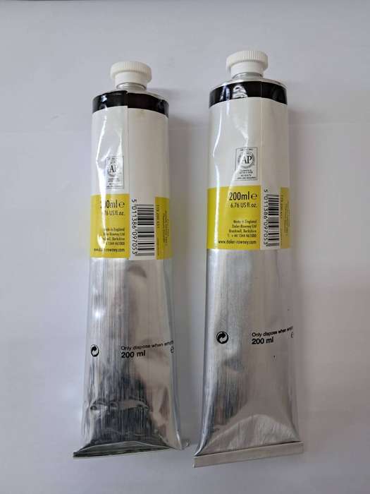 Daler Rowney - Georgian Water Mixable Oil - 200ml Lemon Yellow