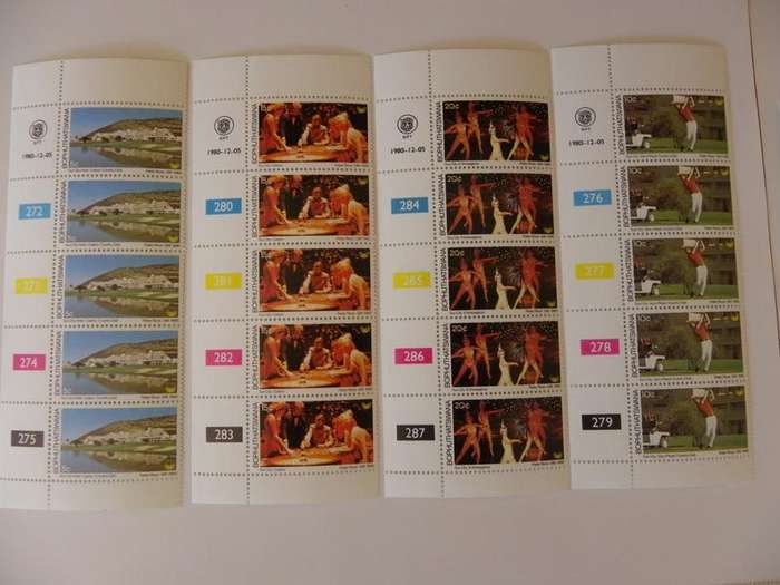 Bophuthatswana 1.15 (1980) - Tourism Mint Control Block Set