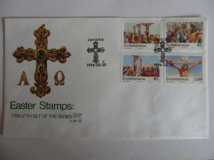 Bophuthatswana 2.34 (1994) - Easter Stamps (12th Series) Official FDC