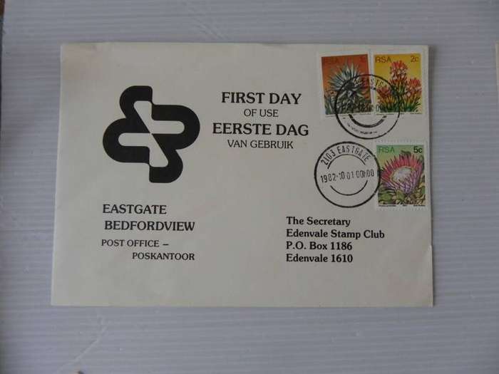 RSA (1982) - Eastgate Bedfordview Post Office Illustrated FDC